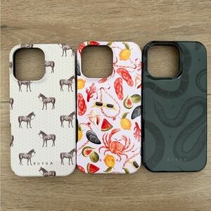 BURGA iPhone 16 pro max cases bundle